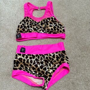 Kandi Kouture 2 piece dance wear